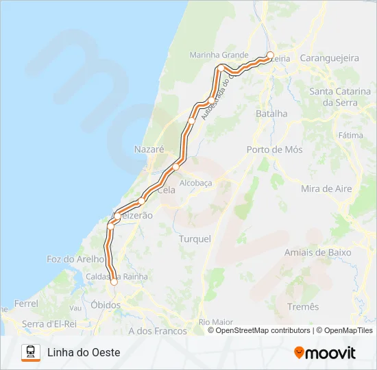 L. OESTE  Line Map