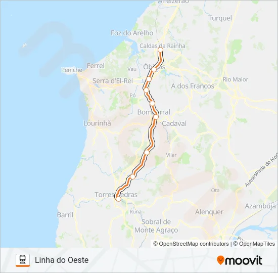 L. OESTE  Line Map