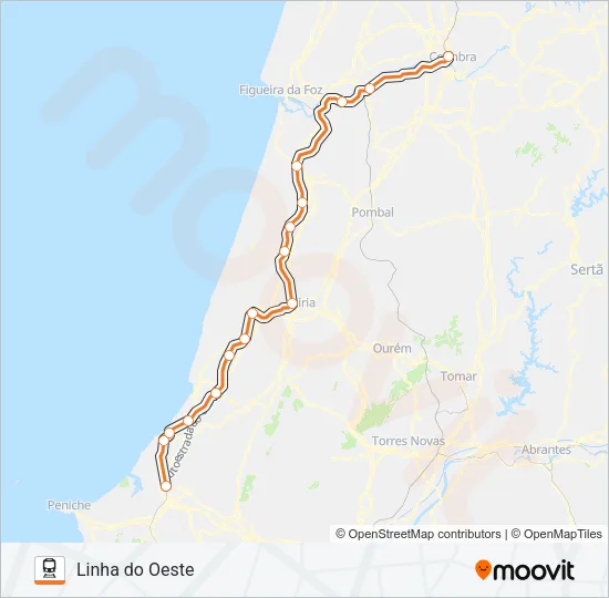 L. OESTE  Line Map
