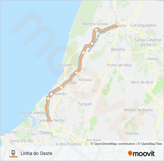 L. OESTE  Line Map