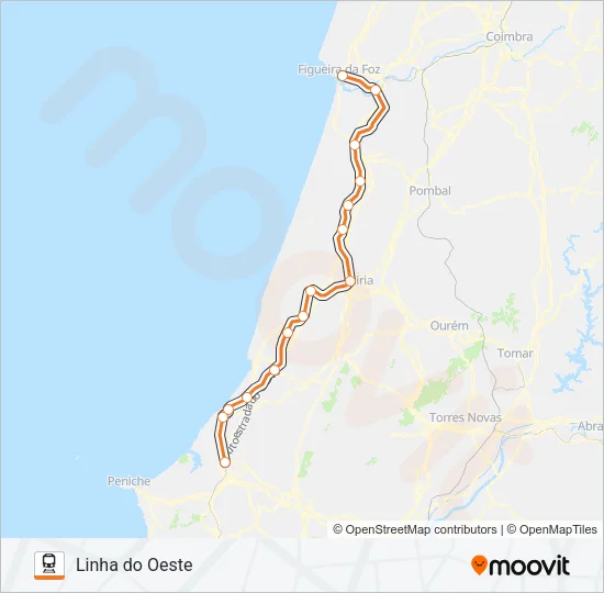L. OESTE  Line Map