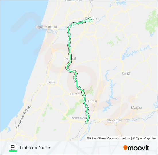 L. NORTE  Line Map