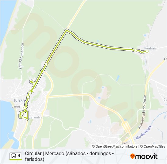 4 Bus Line Map