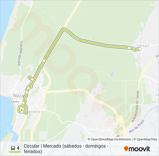 4 Bus Line Map