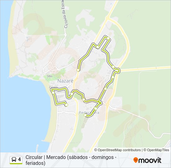 4 Bus Line Map