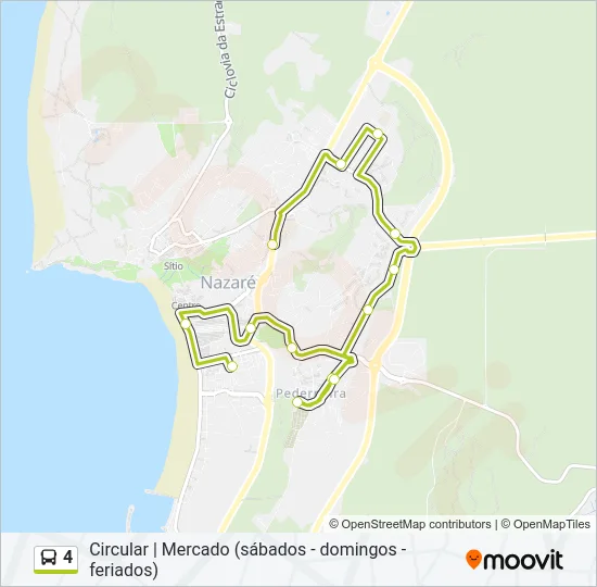 4 Bus Line Map