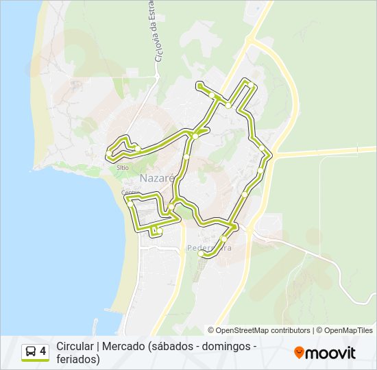 4 Bus Line Map