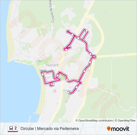 2 Bus Line Map