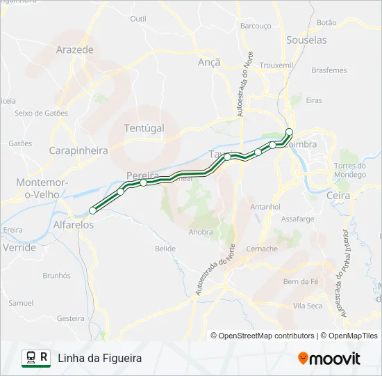 R Train Line Map