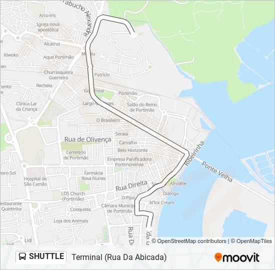 SHUTTLE  Line Map