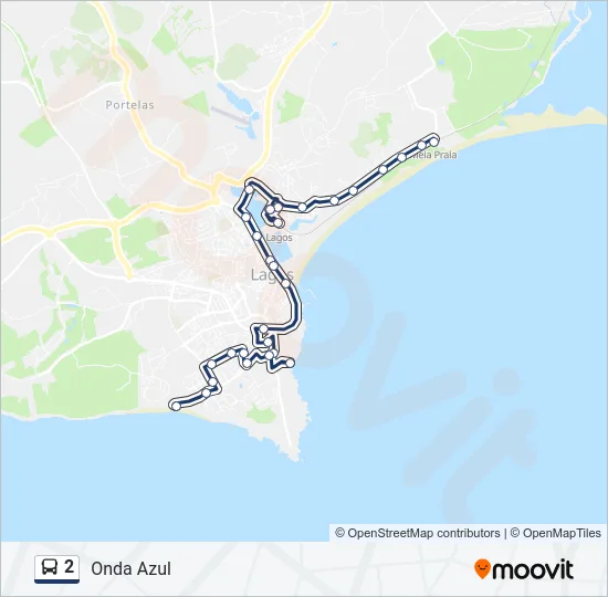 2 Bus Line Map