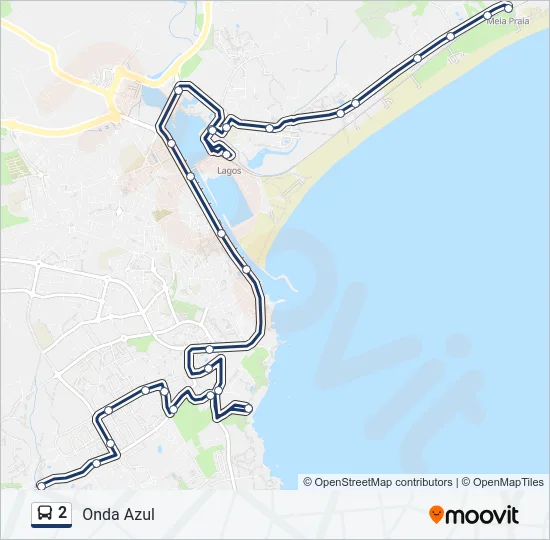 2 Bus Line Map