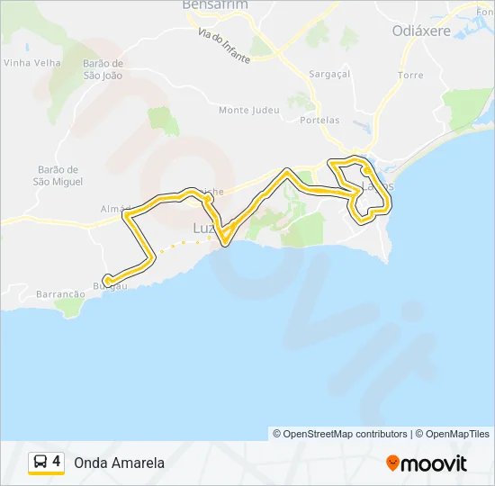 4 Bus Line Map