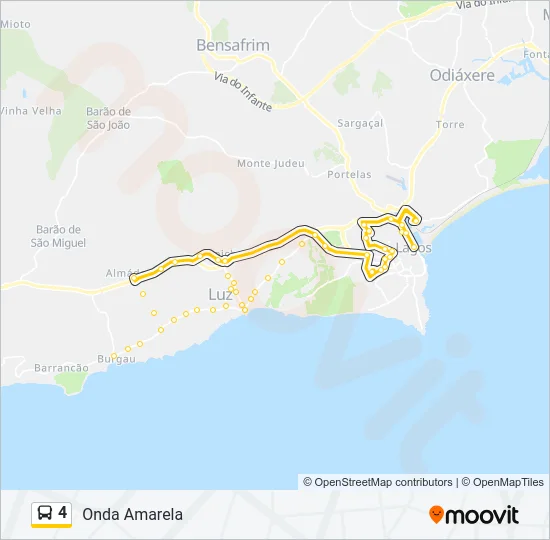 4 Bus Line Map