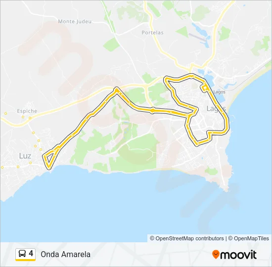 4 Bus Line Map