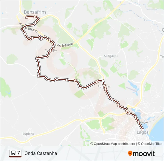 7 Bus Line Map
