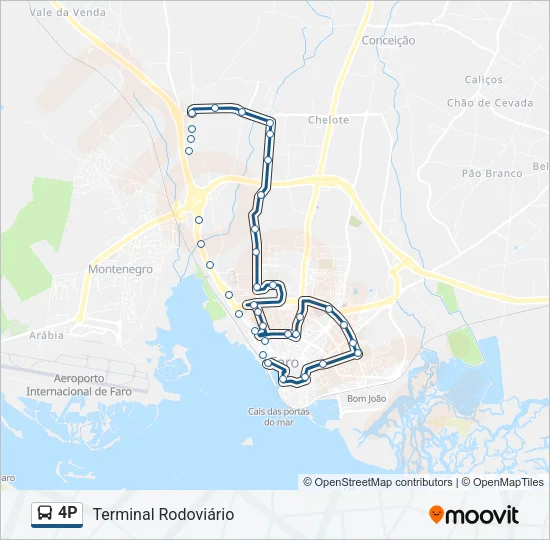 4P Bus Line Map