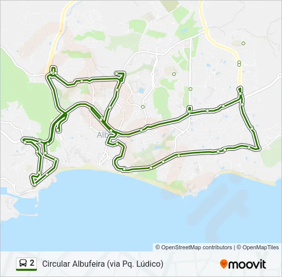 2 Bus Line Map