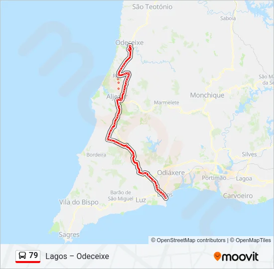 79 Bus Line Map