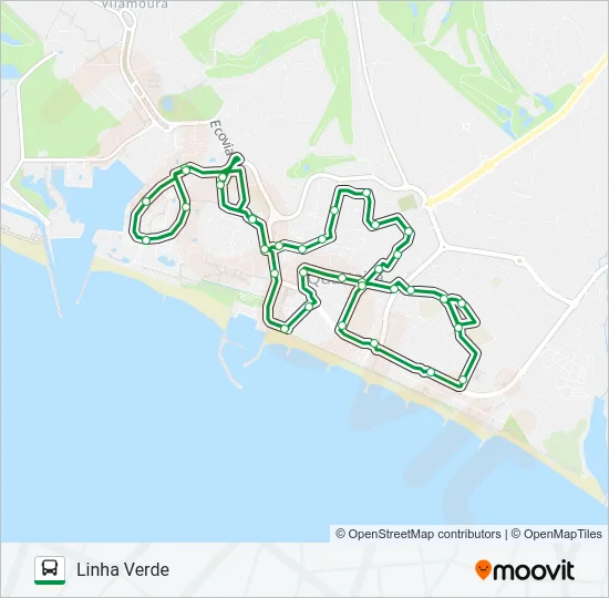 LINHA VERDE Bus Line Map