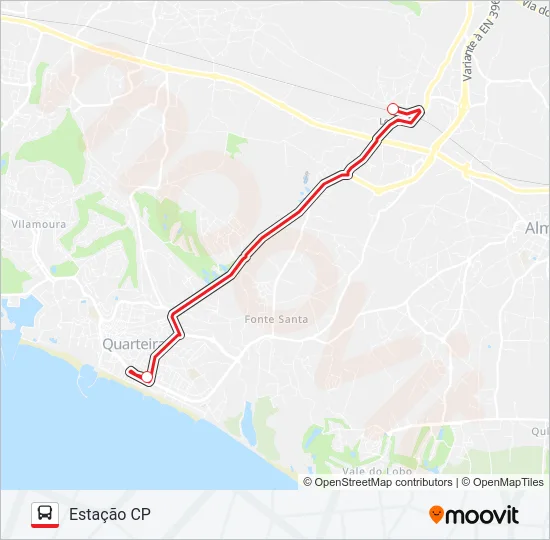 LINHA VERMELHA Bus Line Map