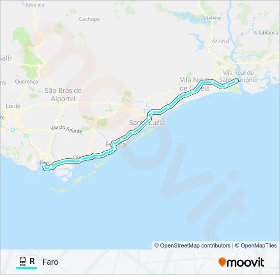 R Train Line Map