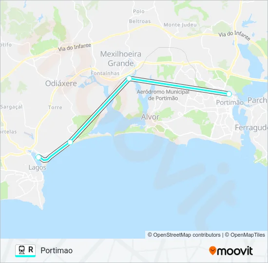 R Train Line Map
