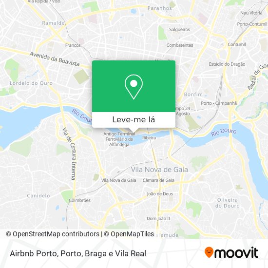 Airbnb Porto mapa