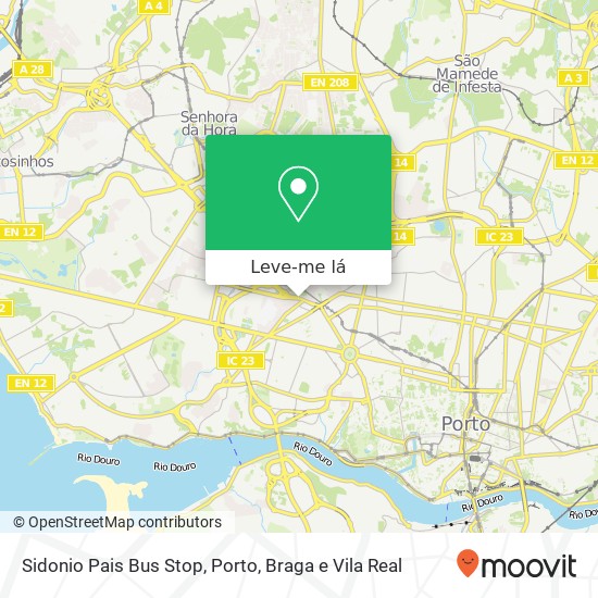 Sidonio Pais Bus Stop mapa