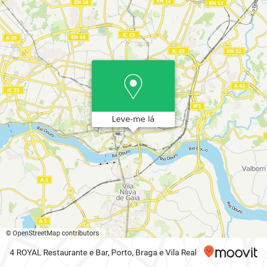4 ROYAL Restaurante e Bar mapa