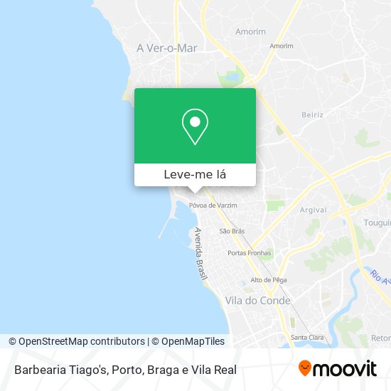 Barbearia Tiago's mapa