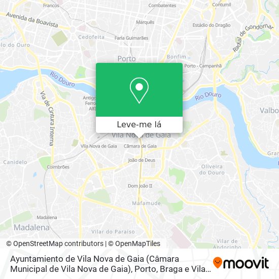 Ayuntamiento de Vila Nova de Gaia (Câmara Municipal de Vila Nova de Gaia) mapa