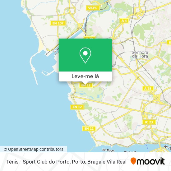 Ténis - Sport Club do Porto mapa