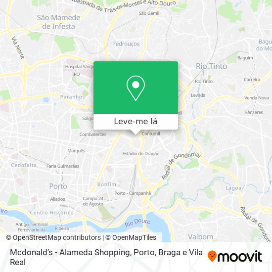 Mcdonald’s - Alameda Shopping mapa