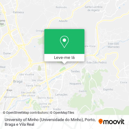 University of Minho (Universidade do Minho) mapa