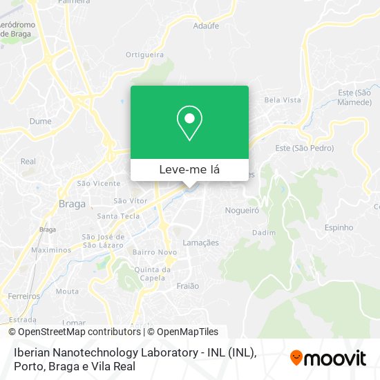 Iberian Nanotechnology Laboratory - INL mapa