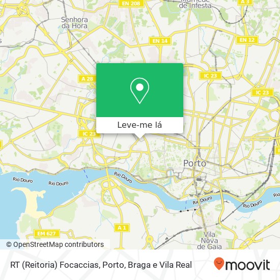 RT (Reitoria) Focaccias mapa