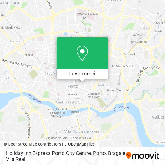 Holiday Inn Express Porto City Centre mapa