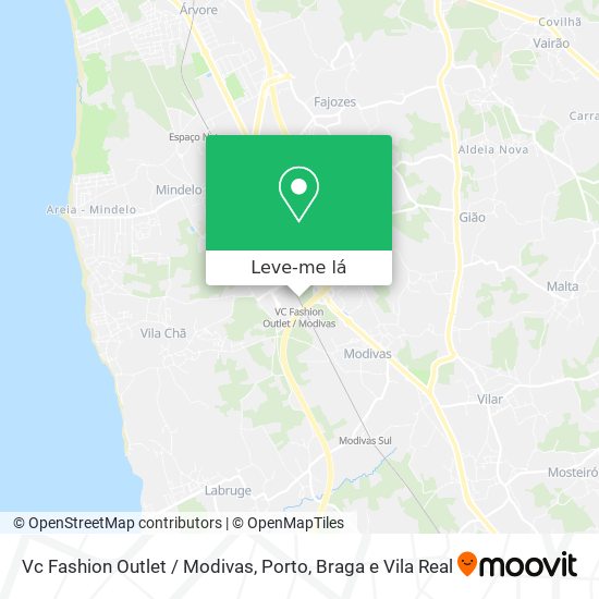 Vc Fashion Outlet / Modivas mapa