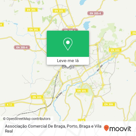 Associação Comercial De Braga mapa