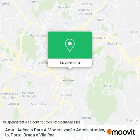 Ama - Agência Para A Modernização Administrativa, Ip mapa