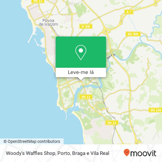Woody's Waffles Shop mapa