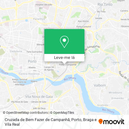 Cruzada de Bem Fazer de Campanhã mapa