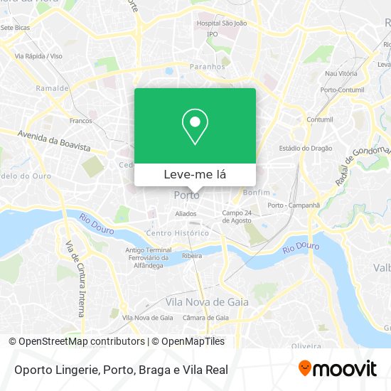 Oporto Lingerie mapa