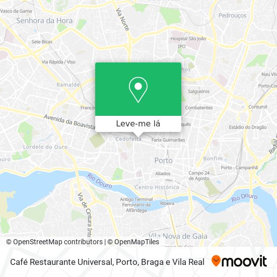 Café Restaurante Universal mapa