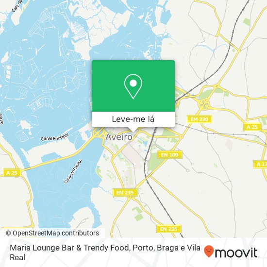 Maria Lounge Bar & Trendy Food mapa