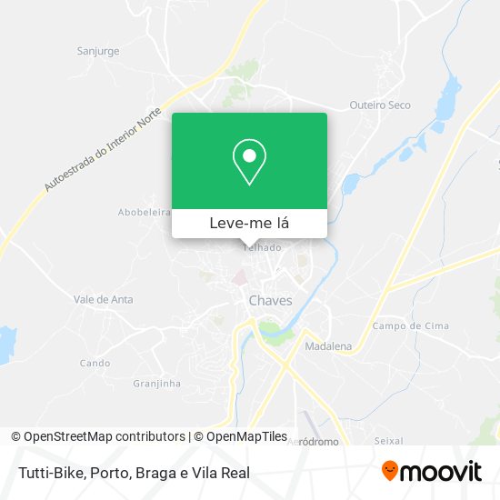 Tutti-Bike mapa