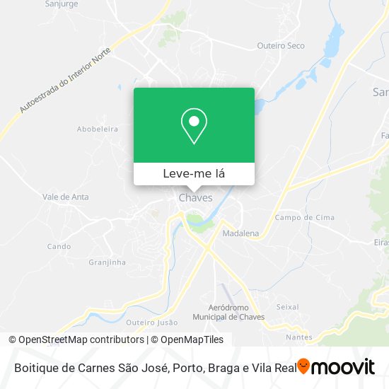 Boitique de Carnes São José mapa