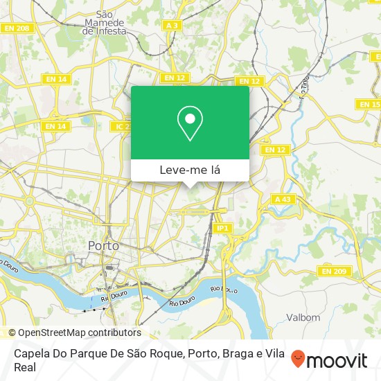 Capela Do Parque De São Roque mapa