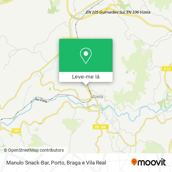 Manulo Snack-Bar mapa